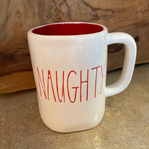 Rae Dunn Other - Rae Dunn Naughty/Nice Double/Sided Ceramic Mug